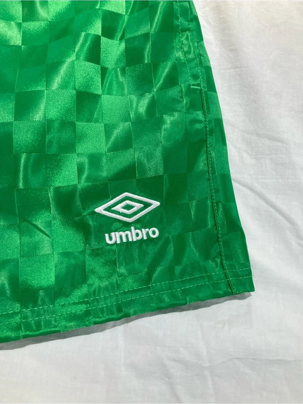 Vintage Style Umbro Jacquard Shorts, Men’s size large, NWT!